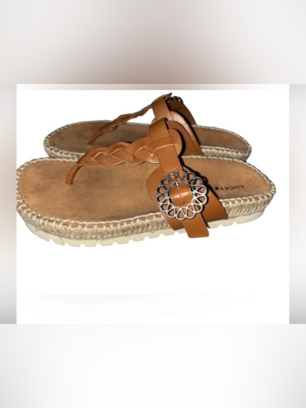 Lucky Brand Women's Libba Sandal Platform Size 7.5